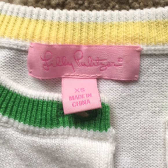 100% Cotton Lilly Pulitzer Sweater - Picture 3 of 5